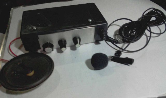 wearable audio amplifier
